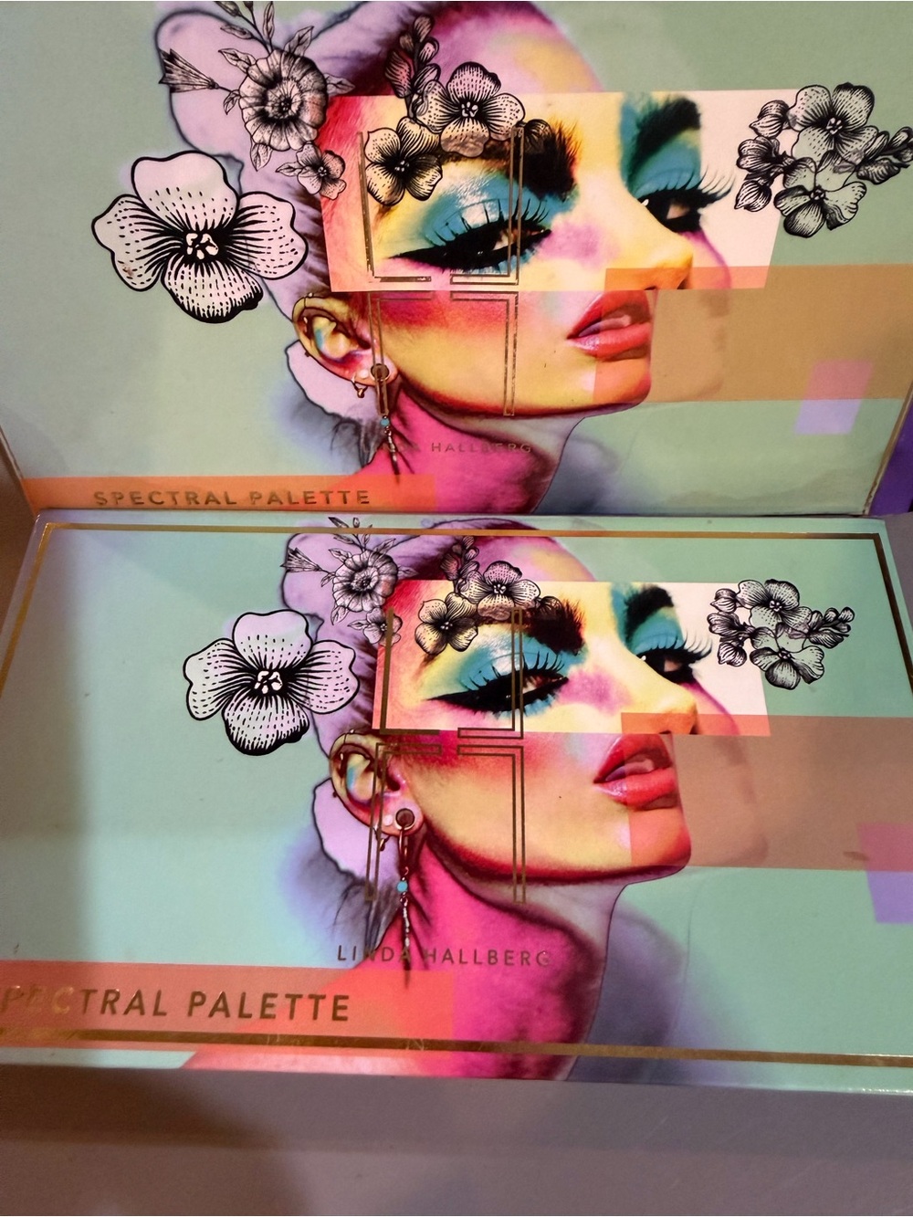 Spectral Palette - Multicolor Eyeshadow Palette by Linda Hallberg.